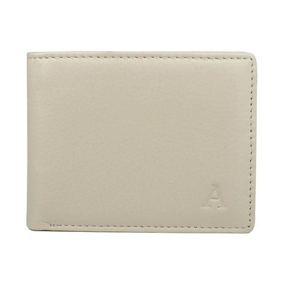 AARNI Hirvennahkainen lompakko kolikkotaskulla taupe