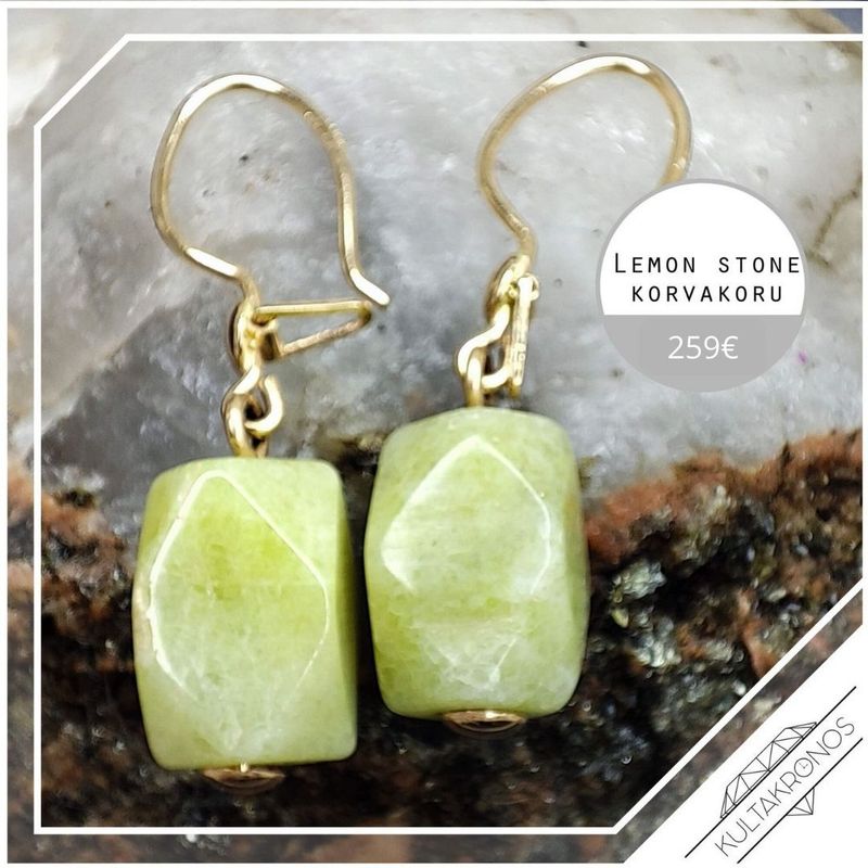 Lemon stone korvakorut