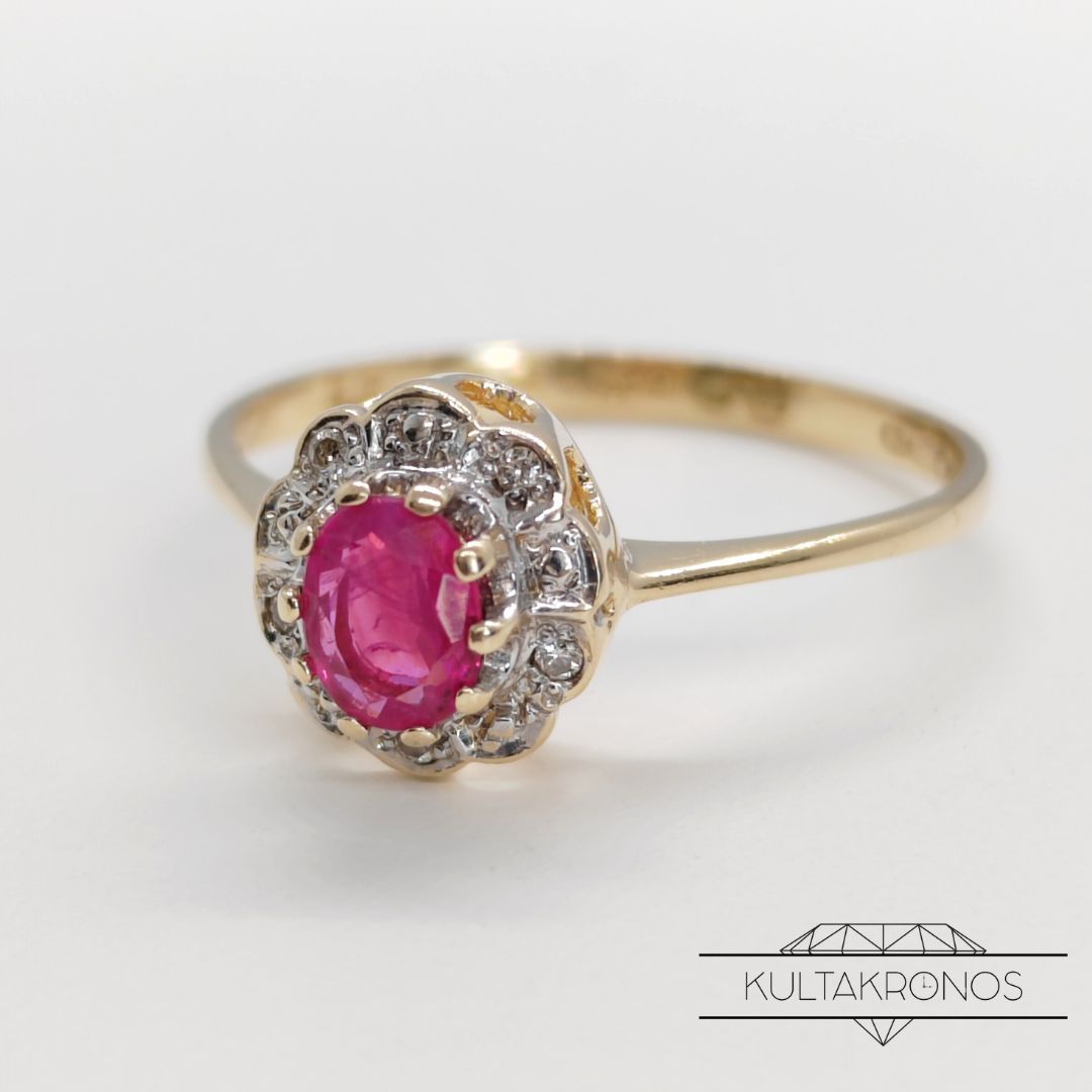 Rubiini & timantti sormus - 1993