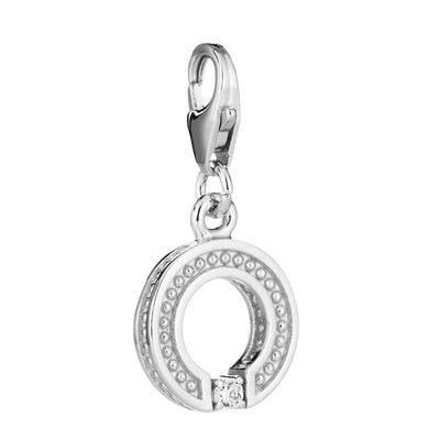 Lumoava Aina charm, hopeaa