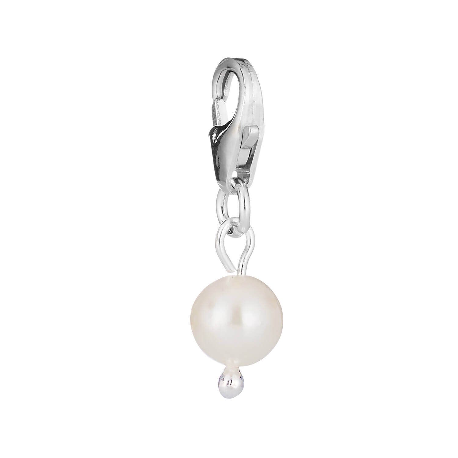 Lumoava Helmi charm, hopeaa