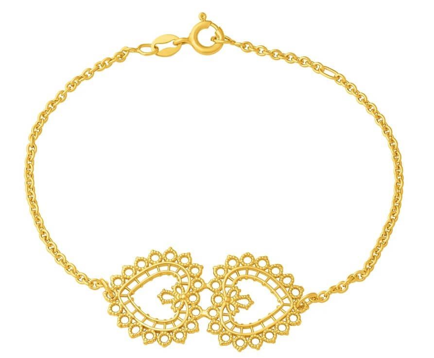 Lempikoru Pitsisydän -rannekoru