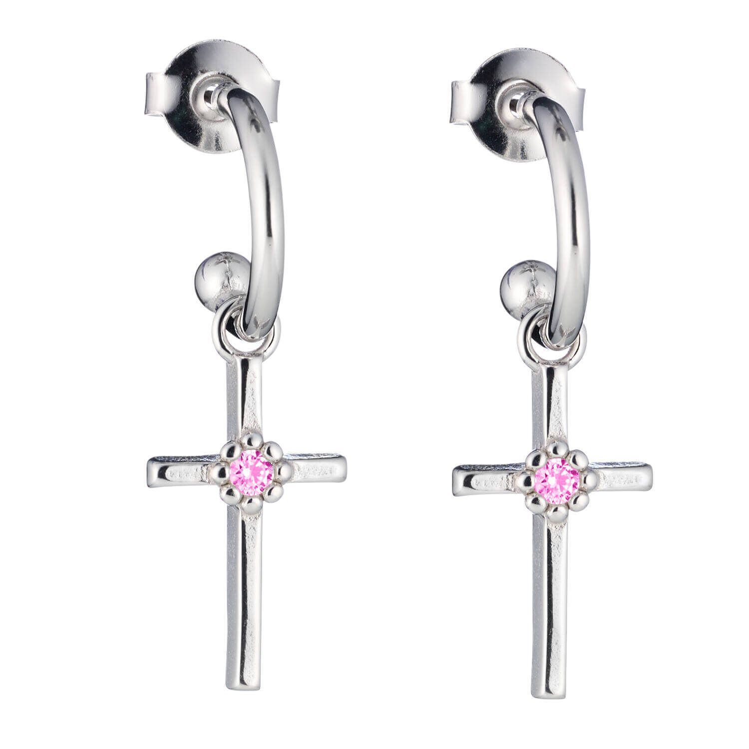 Lumoava Daisy risti -korvakorut