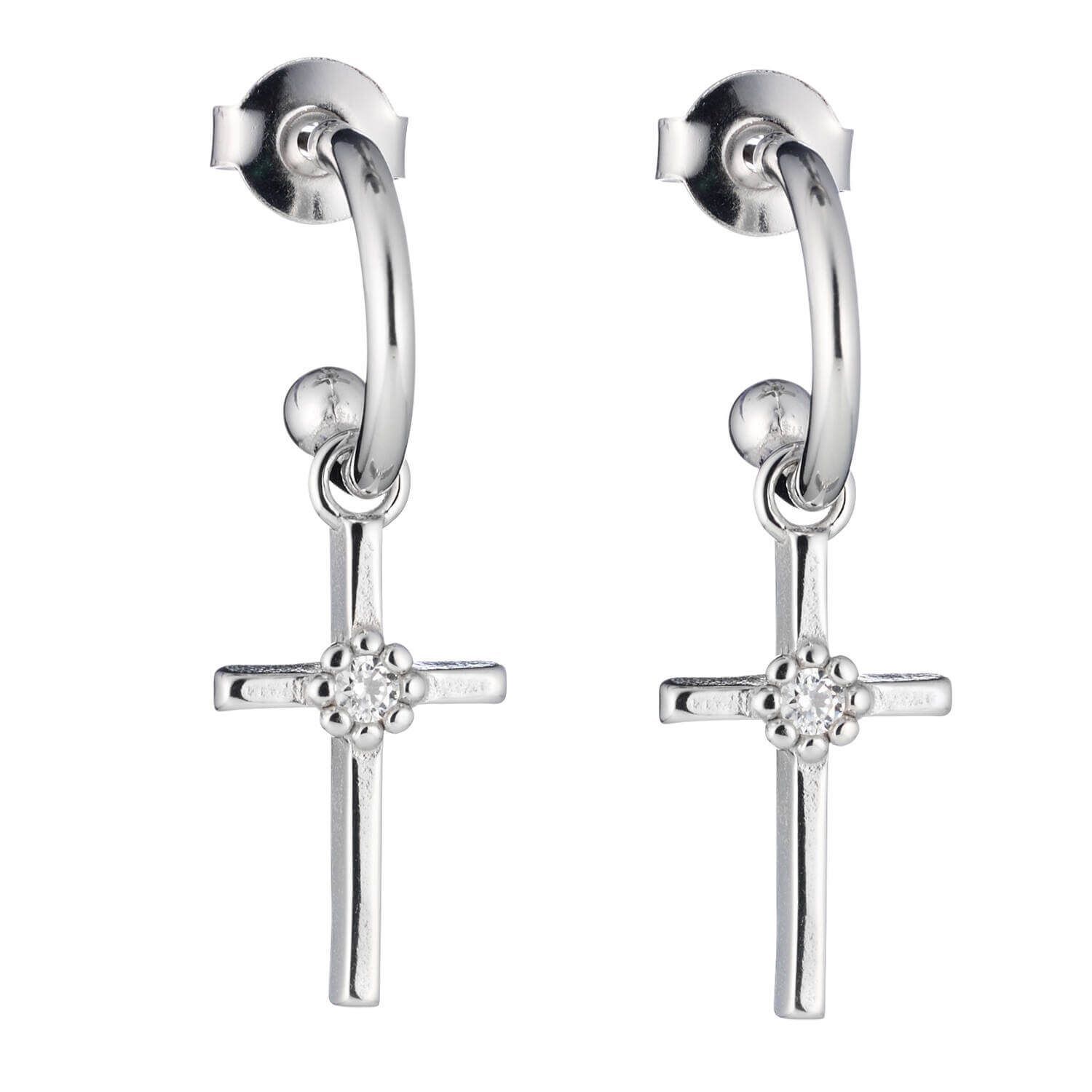 Lumoava Daisy risti -korvakorut