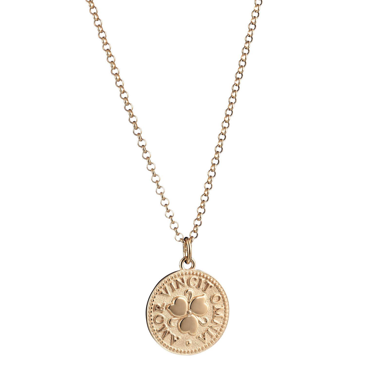 Lumoava Penny riipus, keltakullattu hopea