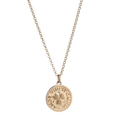 Lumoava Penny riipus, keltakullattu hopea