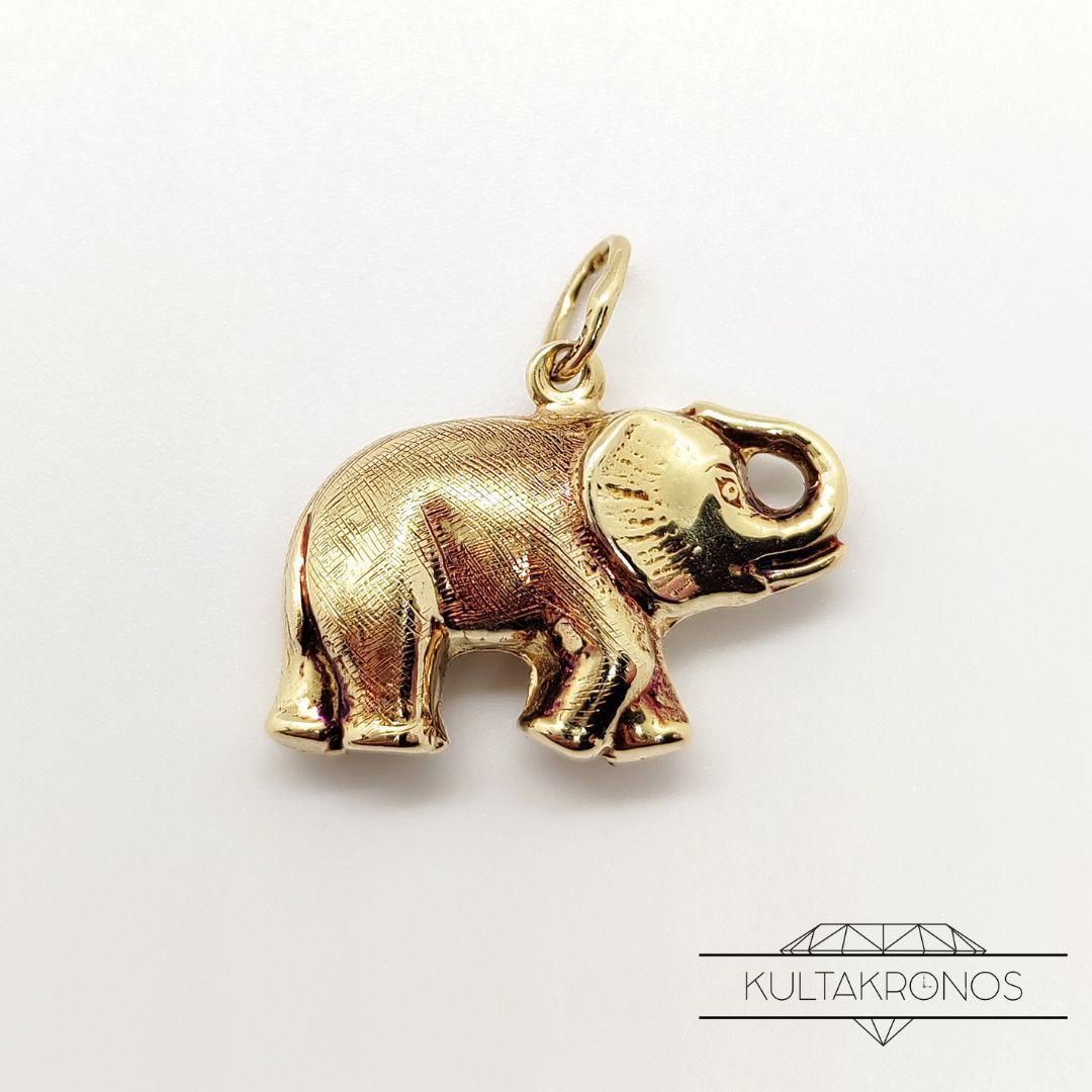 Kultainen elefantti -riipus