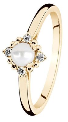 Kohinoor Celeste timanttisormus helmellä