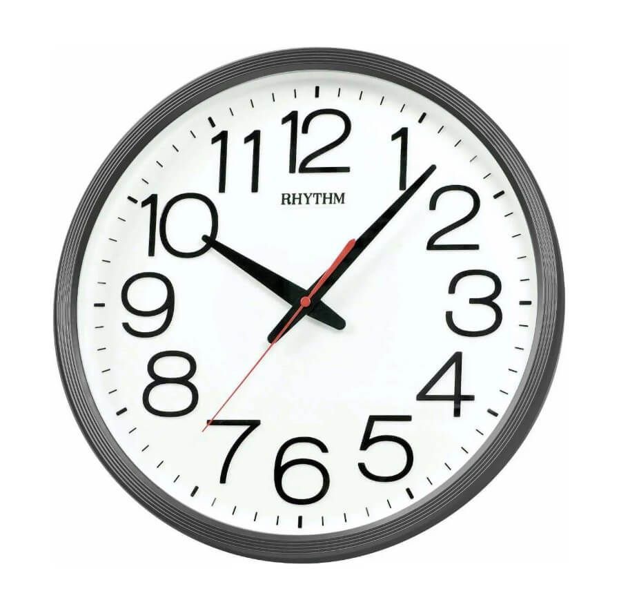 Rhythm Seinäkello, musta