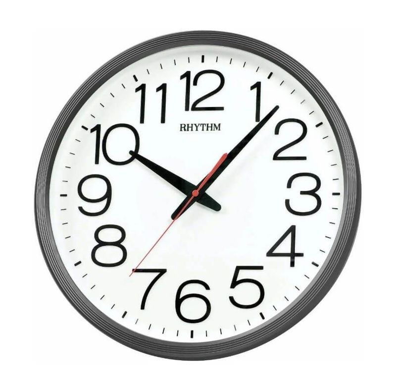 Rhythm Seinäkello, musta