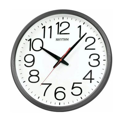 Rhythm Seinäkello, musta