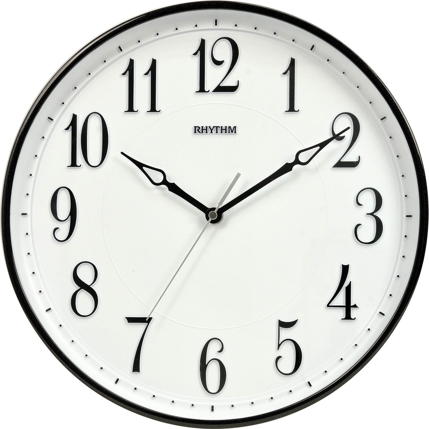 Rhythm Seinäkello, musta
