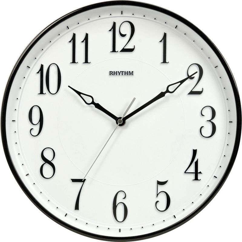 Rhythm Seinäkello, musta