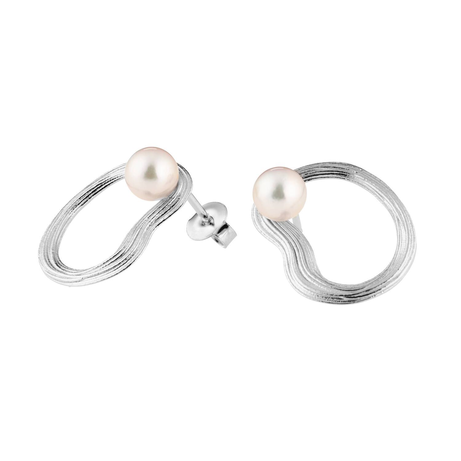 Lumoava Uoma korvakorut, hopeaa