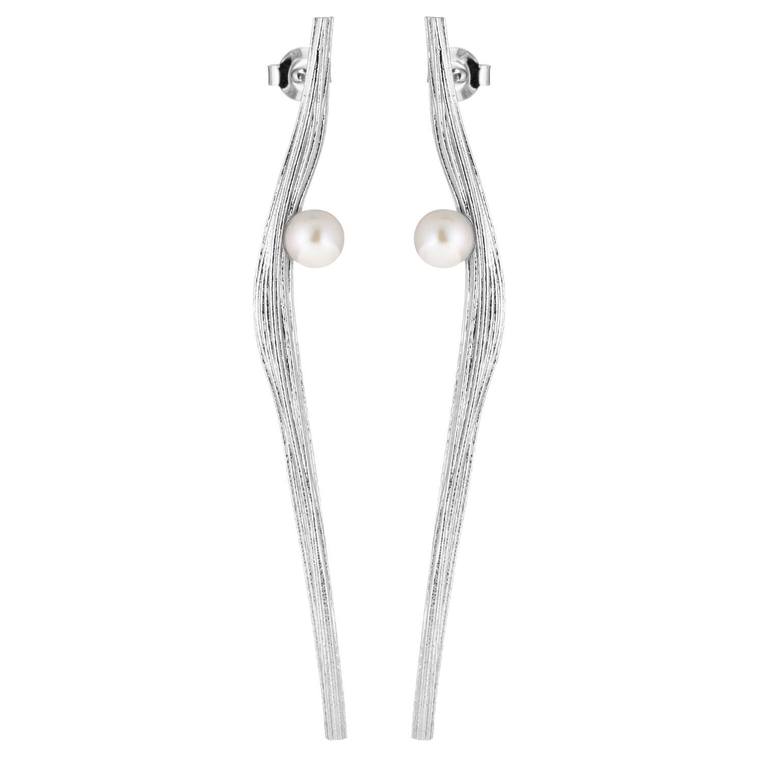 Lumoava Uoma korvakorut pitkä, hopeaa