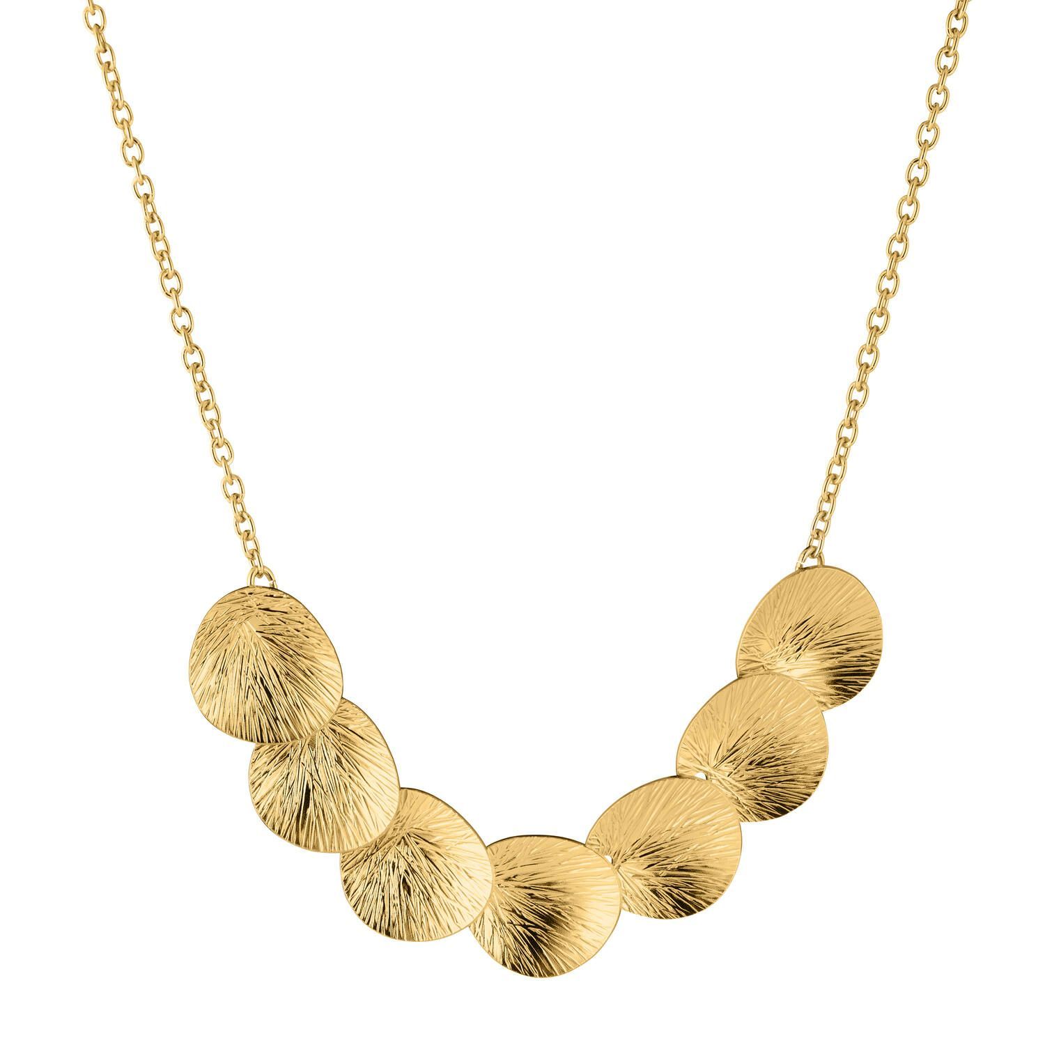 Lumoava Lily kaulakoru, keltakullattua hopeaa