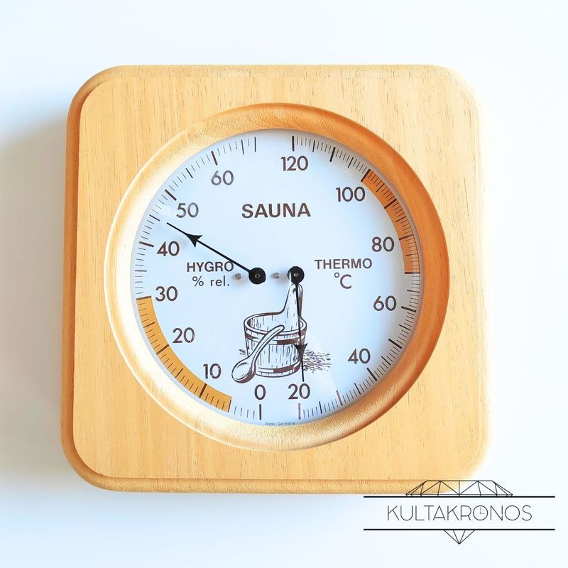 Saunan lämpö- ja kosteusmittari