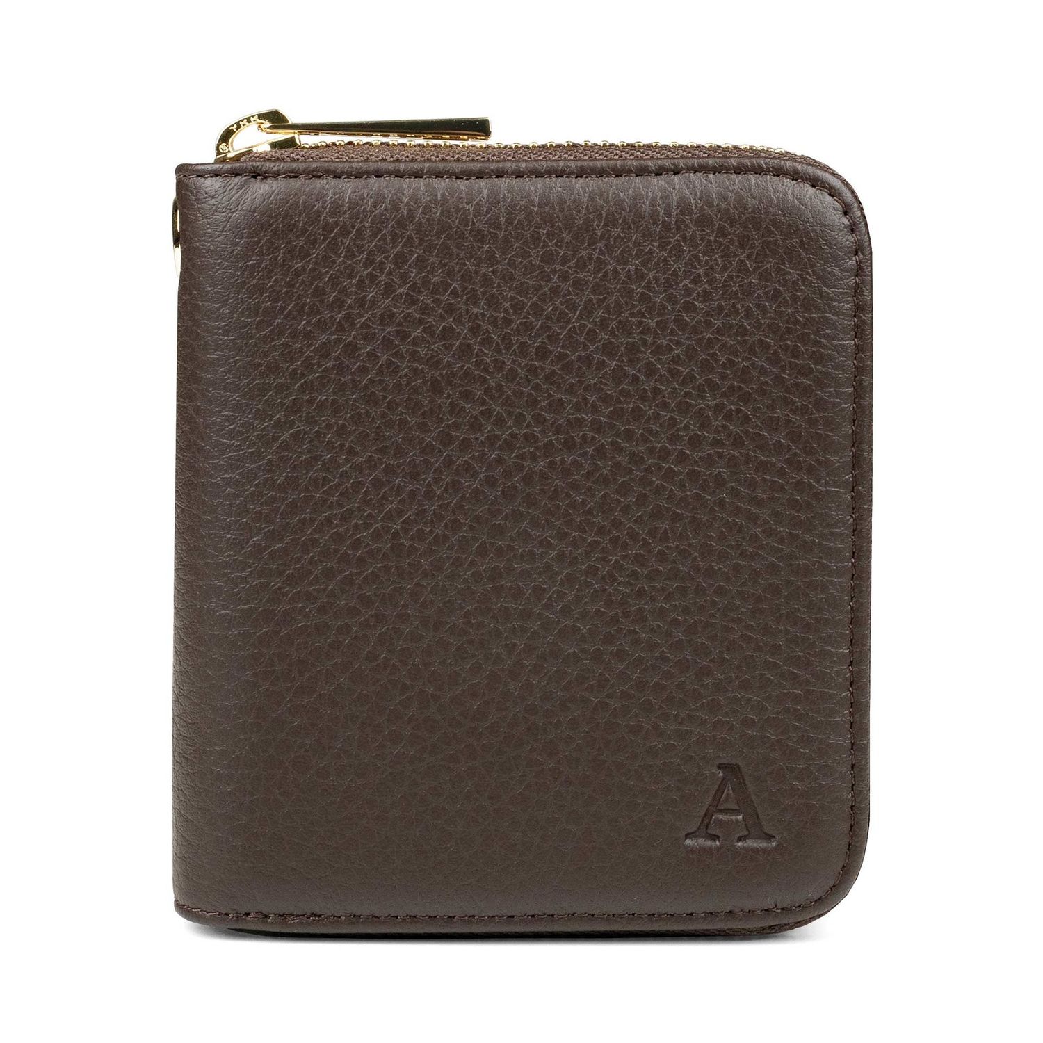 AARNI hirvennahkainen Mini Clutch-lompakko, tummanruskea AARNI hirvennahkainen Mini Clutch-lompakko, tummanruskea