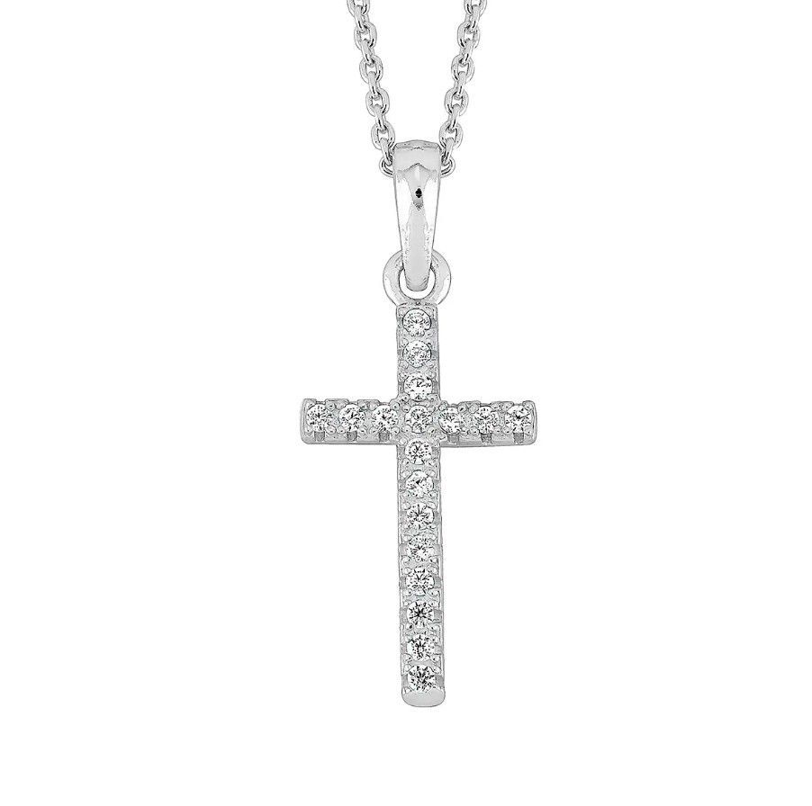 Lykken Crosses, ristikaulakoru zirkonioilla Lykken Crosses, ristikaulakoru zirkonioilla