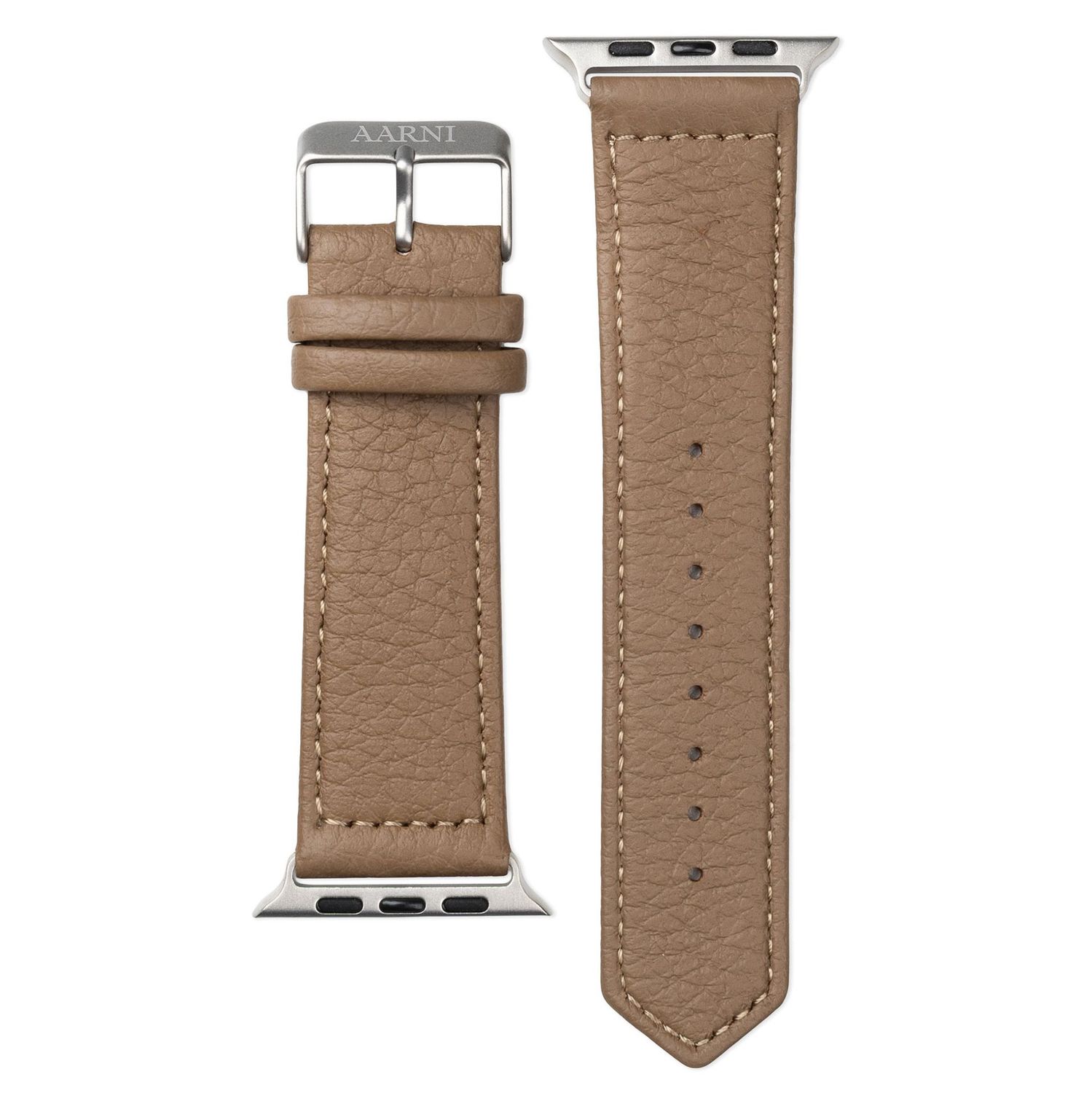 AARNI Hirvennahkainen Apple Watch ranneke, hiekka AARNI Hirvennahkainen Apple Watch ranneke, hiekka