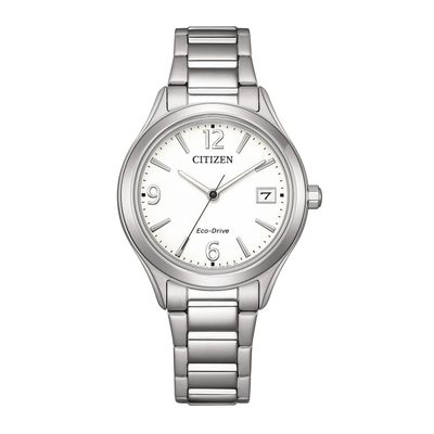 Citizen Eco-Drive rannekello, valkoinen Citizen Eco-Drive rannekello, valkoinen