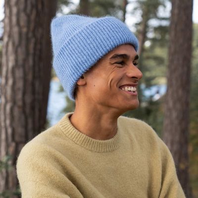 AARNI Mohairpipo, usvansininen