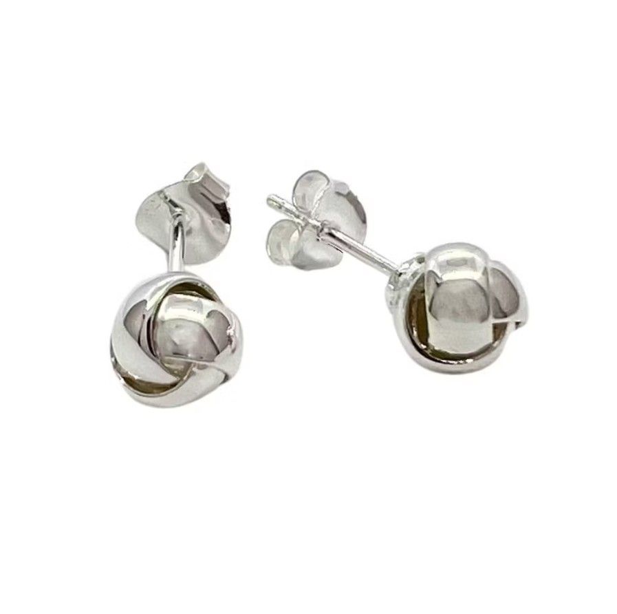 Catwalk Jewellery Hopeiset solmukorvakorut