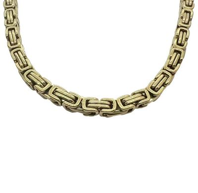 Catwalk Jewellery Kullanvärinen teräksinen keisariketjukaulakoru