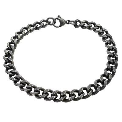 Catwalk Jewellery Oksidoitu teräksinen panssariketjurannekoru Catwalk Jewellery Oksidoitu teräksinen panssariketjurannekoru