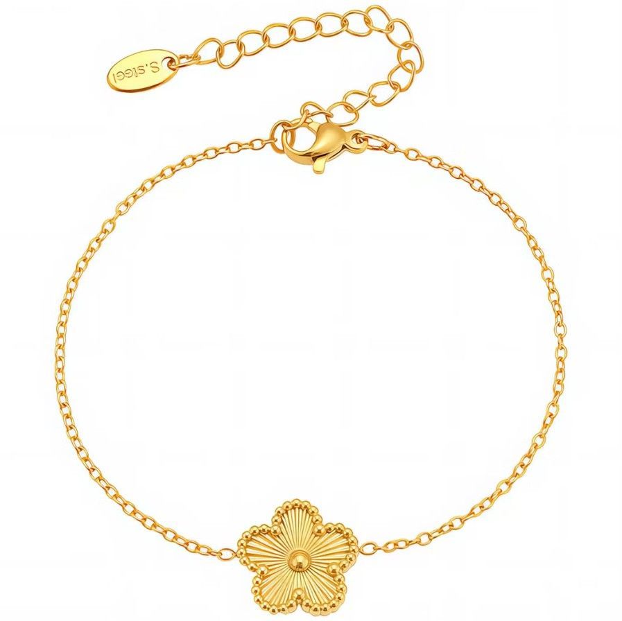 Catwalk Jewellery Kullanvärinen kukkarannekoru
