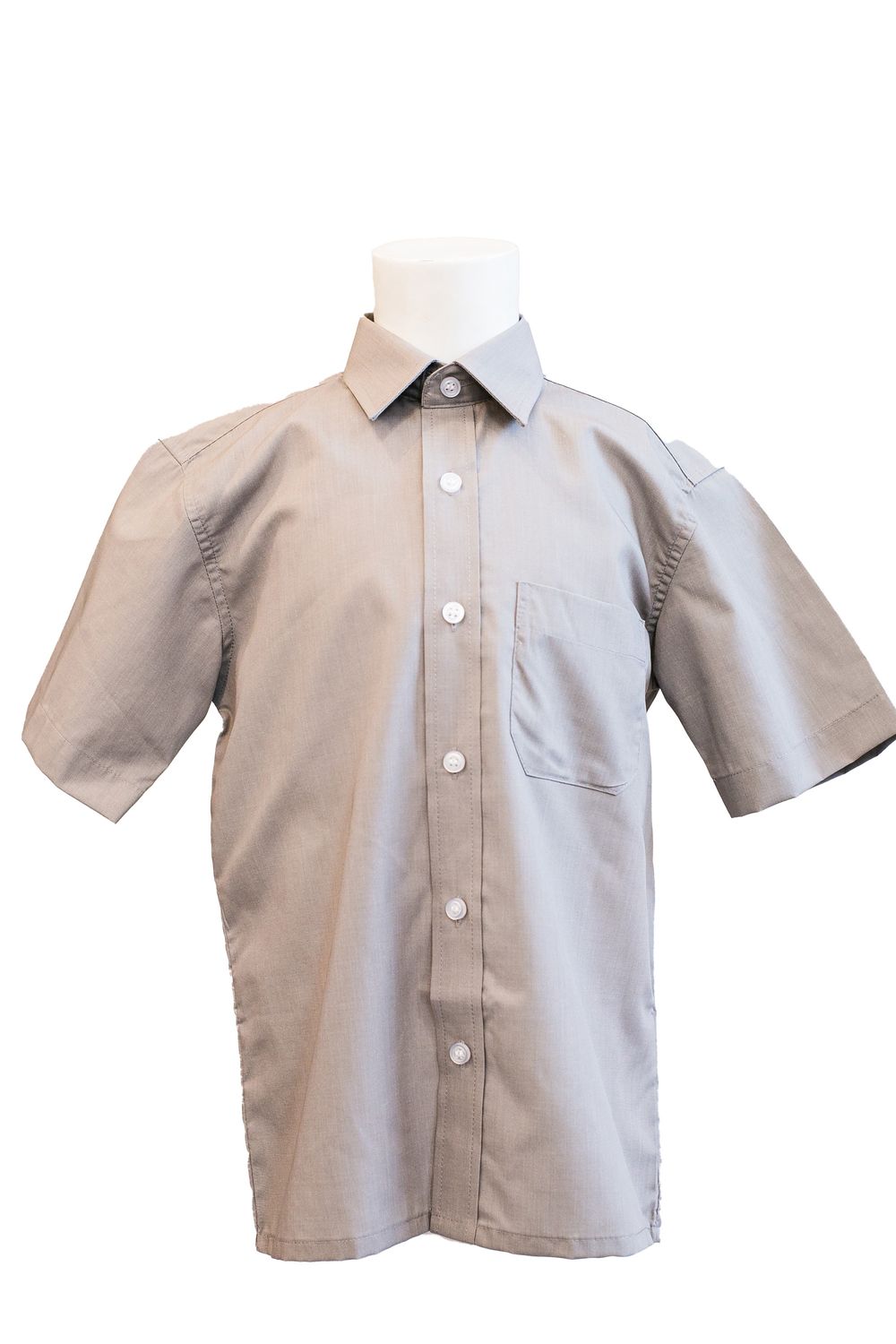 JS Boys&#39; SS Shirt Grey