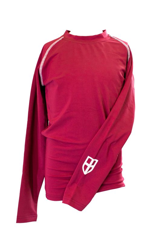 JS Boys&#39; Baselayer Maroon