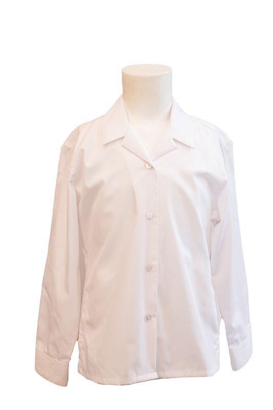 College Girls&#39; LS Shirt White