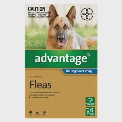 Advantage Spot on Flea Treatment dogs over 25kg