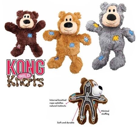 KONG Dog Wild Knots Bear