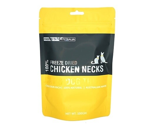Freeze Dried Chicken Necks - 100gm