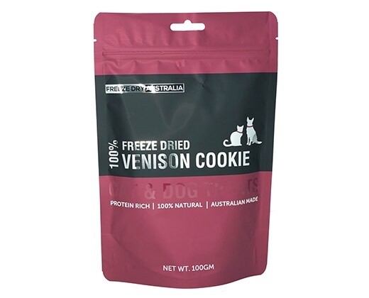 Freeze Dried Venison Cookie - 100gm