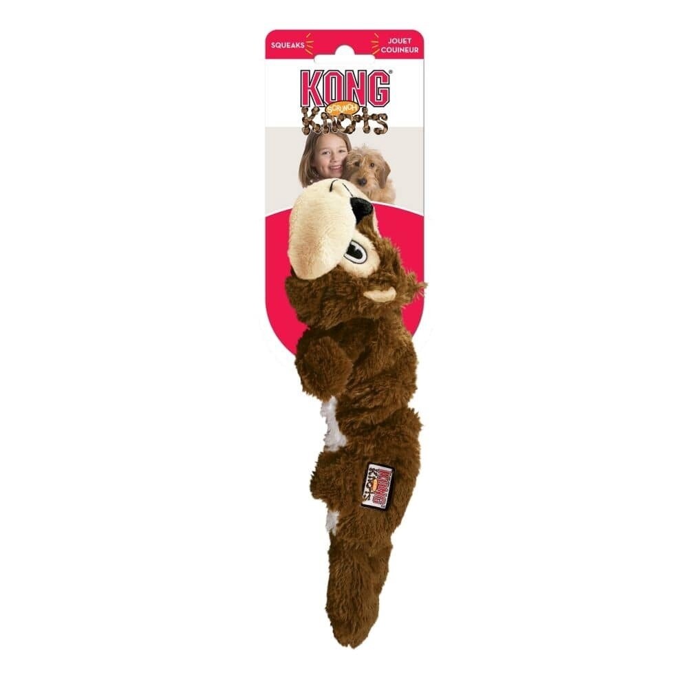 KONG Scrunch Knot Squirrel