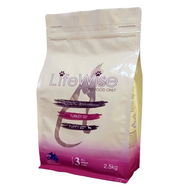 Lifewise Puppy Stage 3 Turkey Grain Free - Large bites