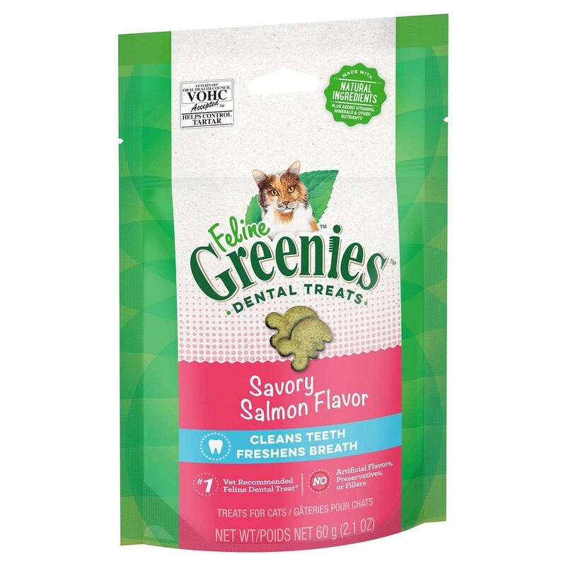 Greenies Cat Dental Chew - Savoury Salmon