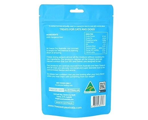 Freeze Dried Kangaroo Liver - 100gm