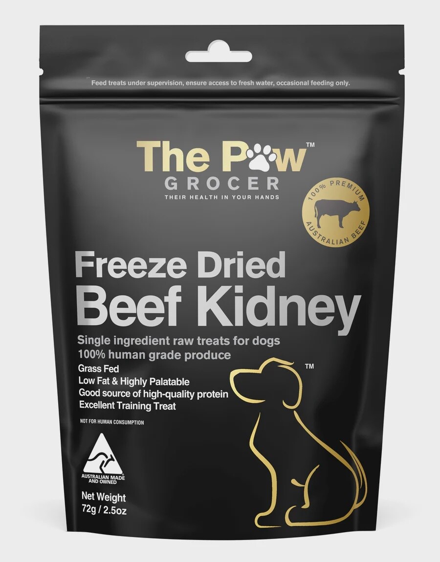 The Paw Grocer Black Label Beef Kidney - 72gm