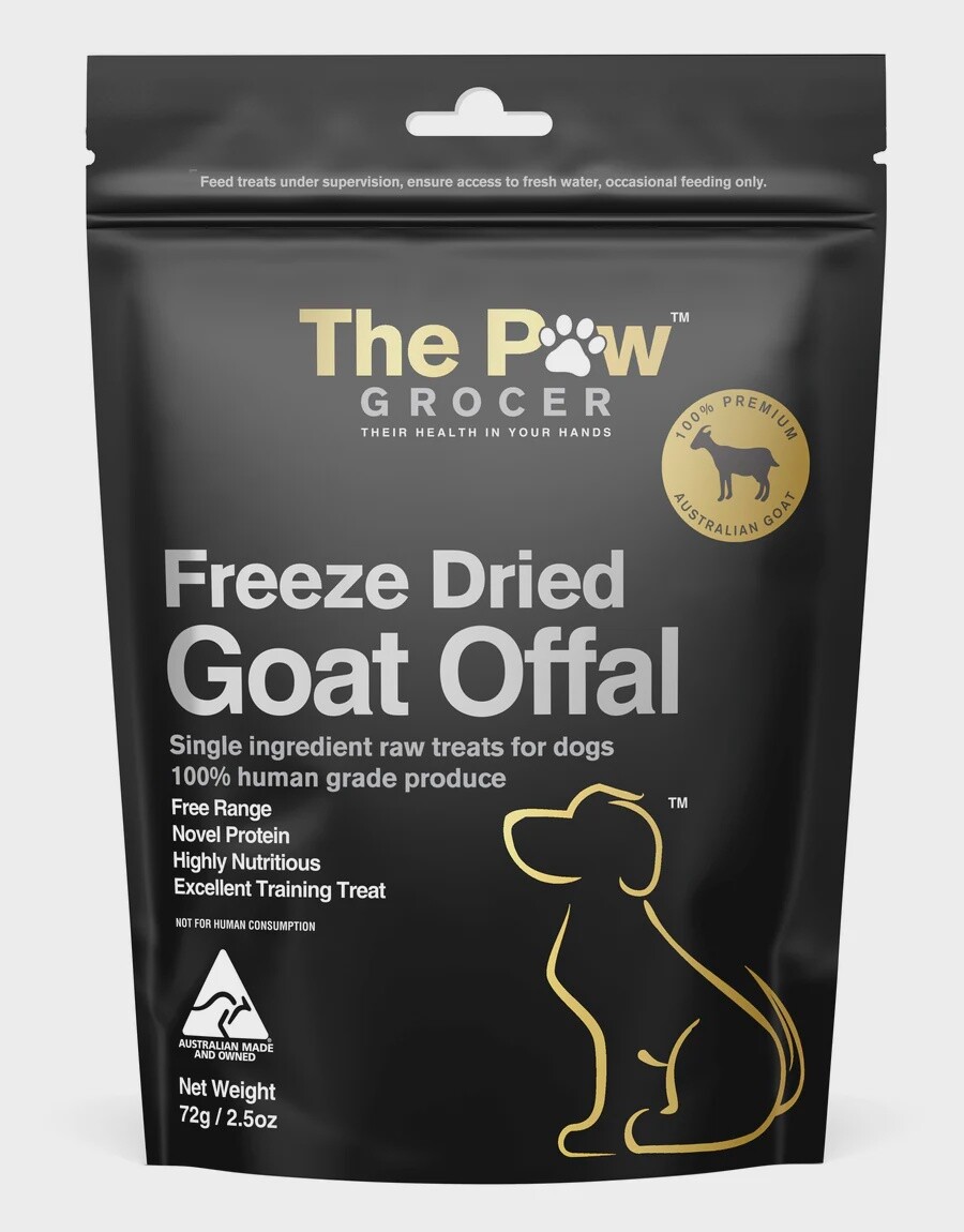 The Paw Grocer Black Label Goat Offal - 72gm