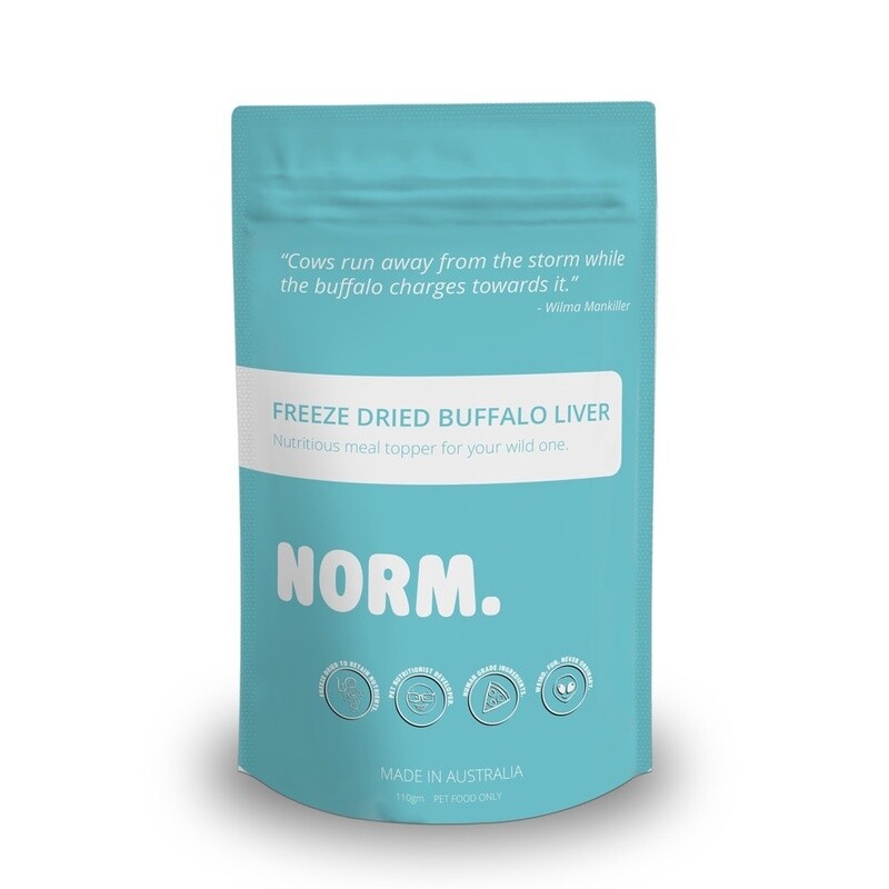 Norm Buffalo Liver Meal Topper - 110gm