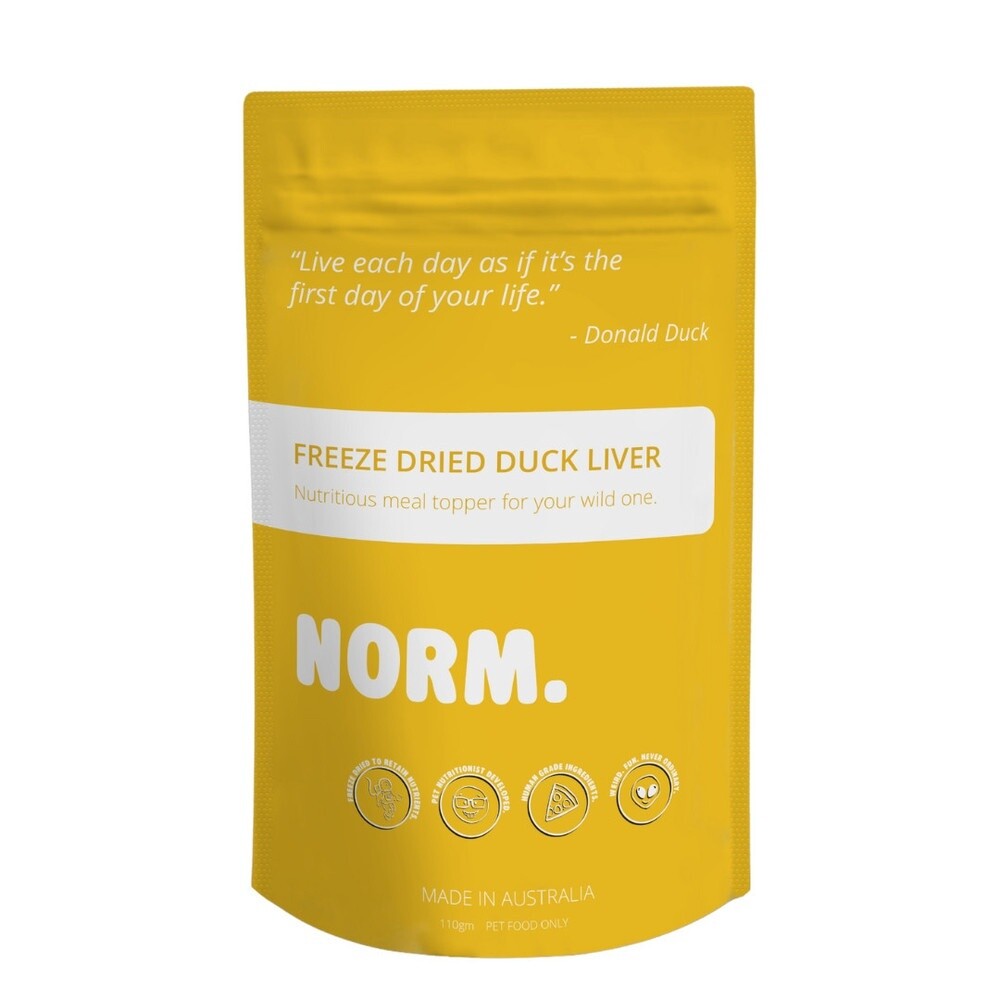 Norm Duck Liver Meal Topper - 110gm