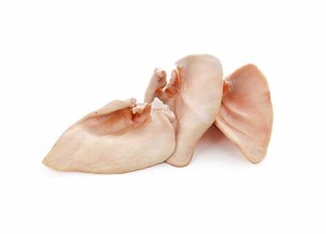 Raw Pigs Ears, Size: Bag 5