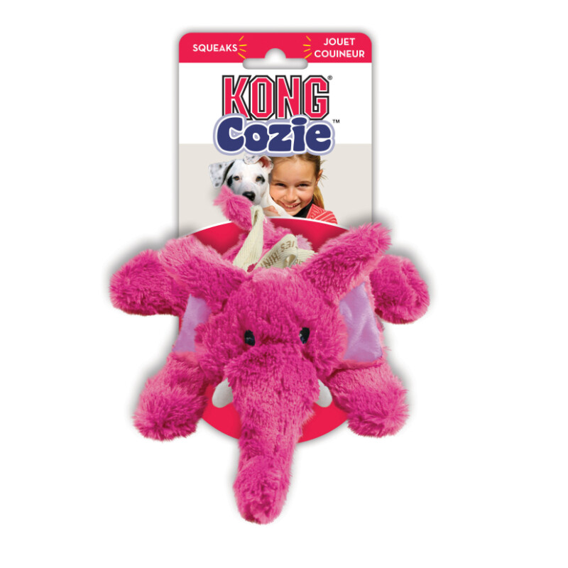 KONG Cozie Elmer Elephant, Size: Small