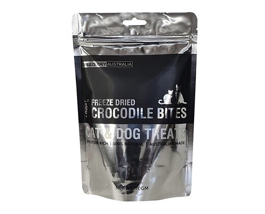 Freeze Dried Crocodile Bites - 70gm