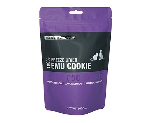 Freeze Dried Emu Cookie - 100gm