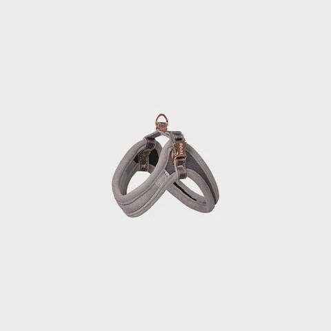 Rogz Urban Adjustable Fast Fit Harness, Colour: Dove Grey, Size: Small